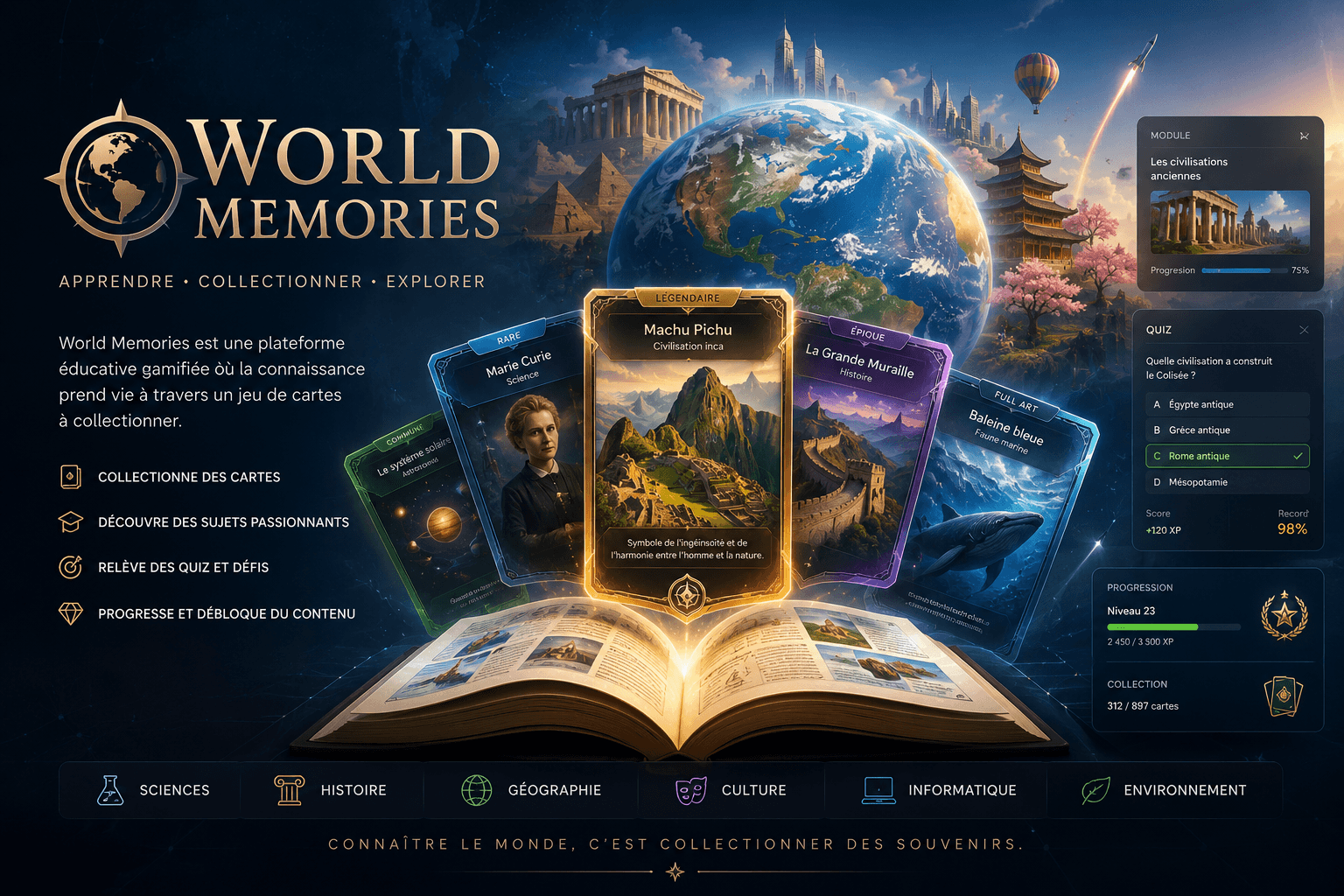 Apercu du projet World Memories